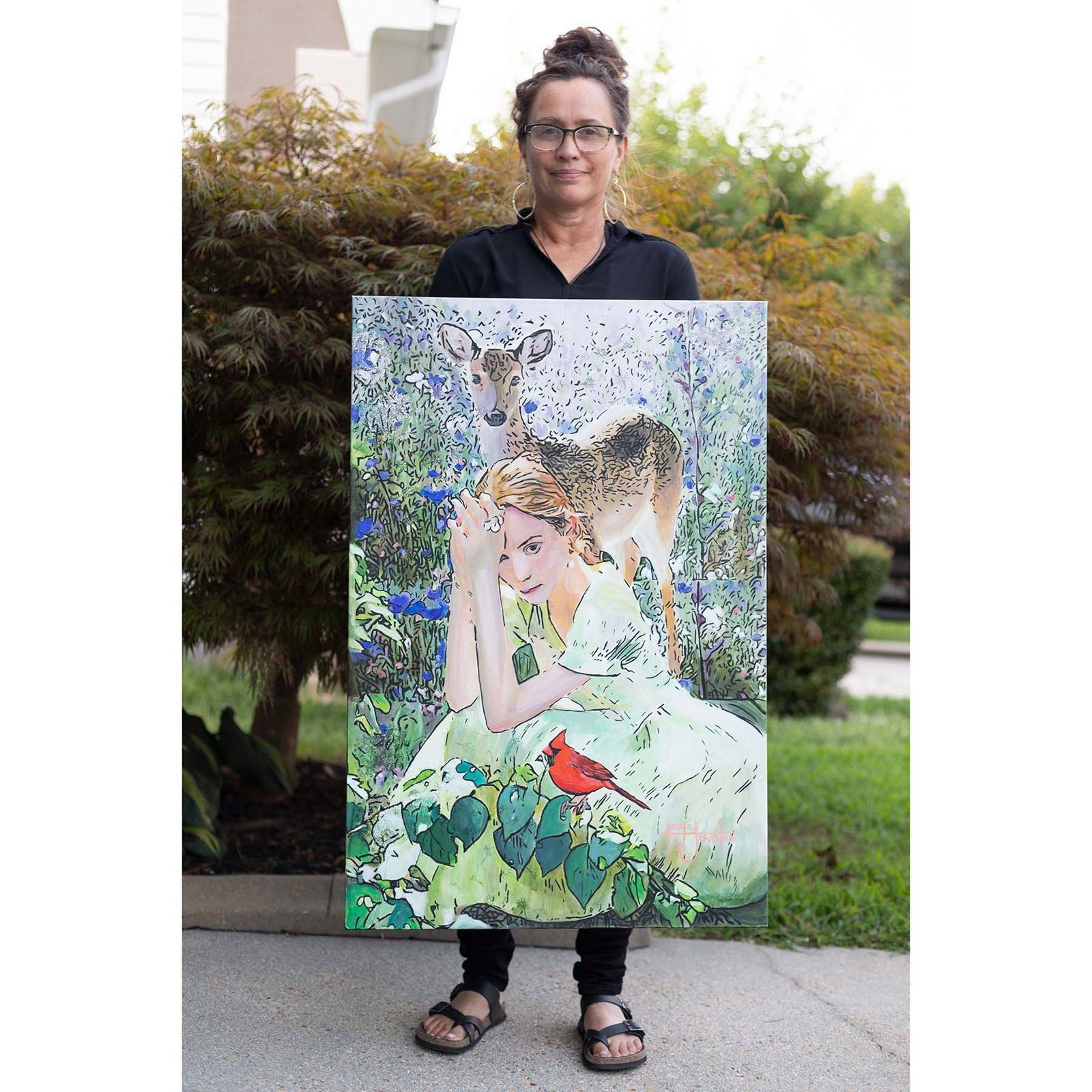 Breathing the Light (Original) - Tanya Johnston Art