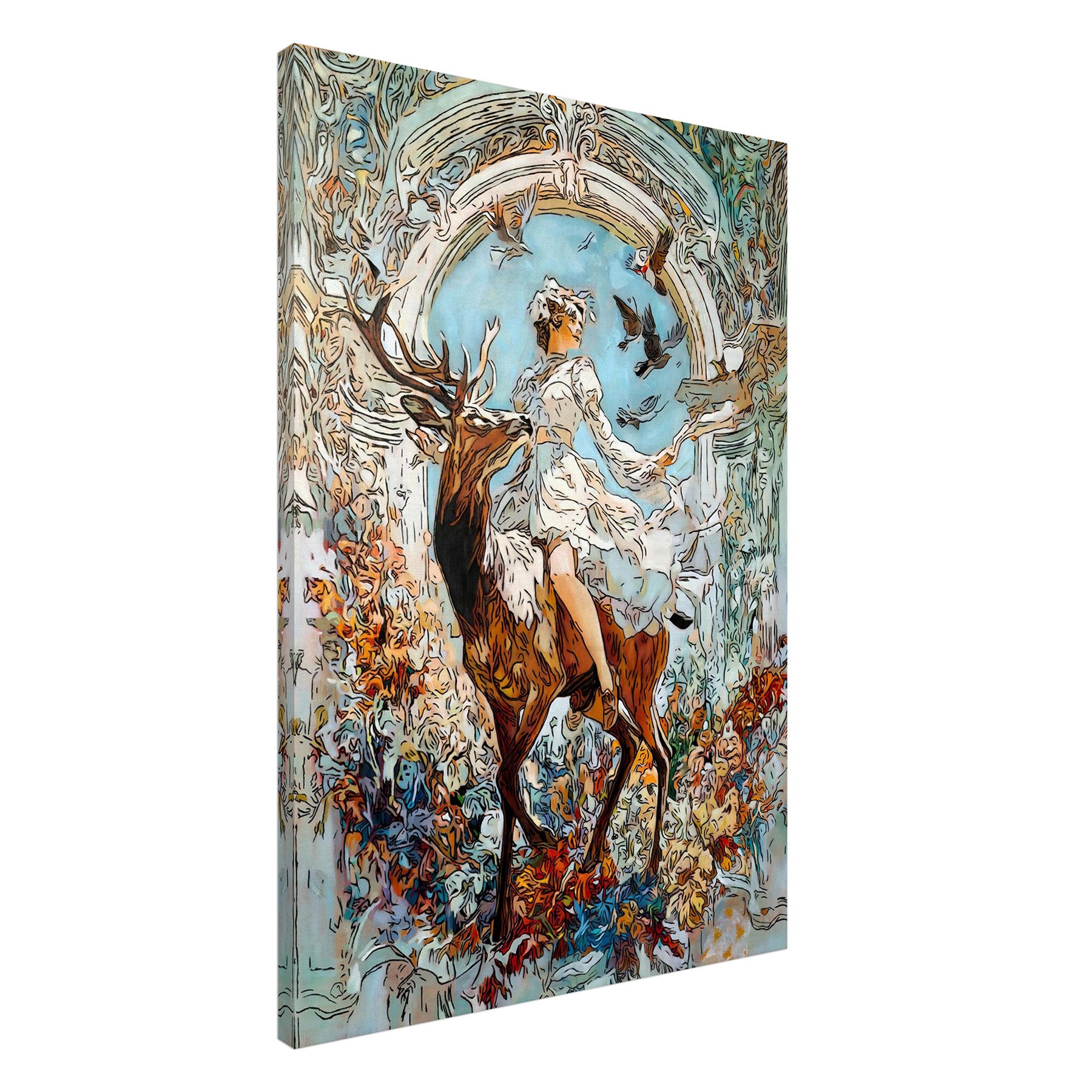 Wisdom & Prudence at the Gate (Print)