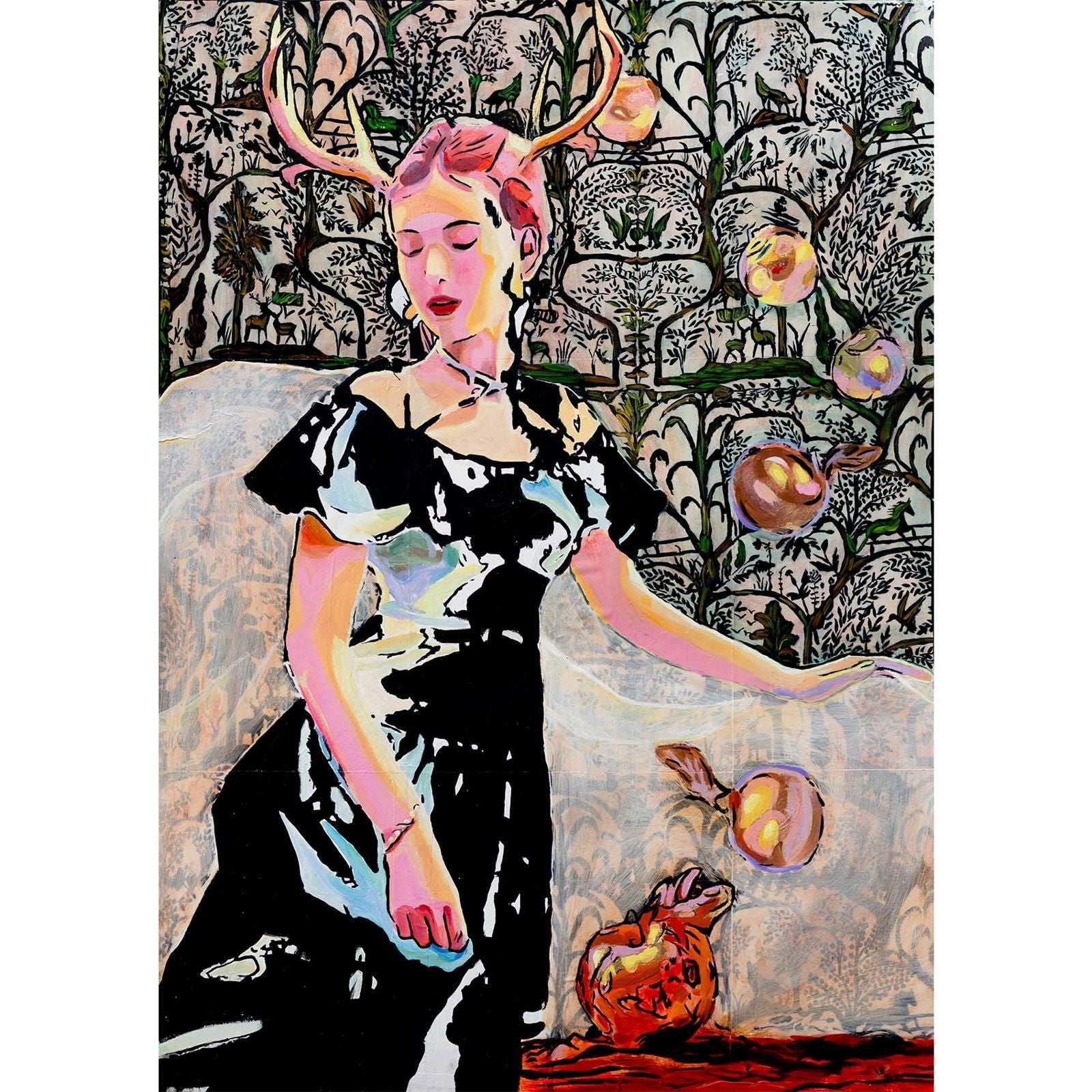 Daughters of Destiny are Like Apples of Gold in Settings of Silver - Tanya Johnston Art