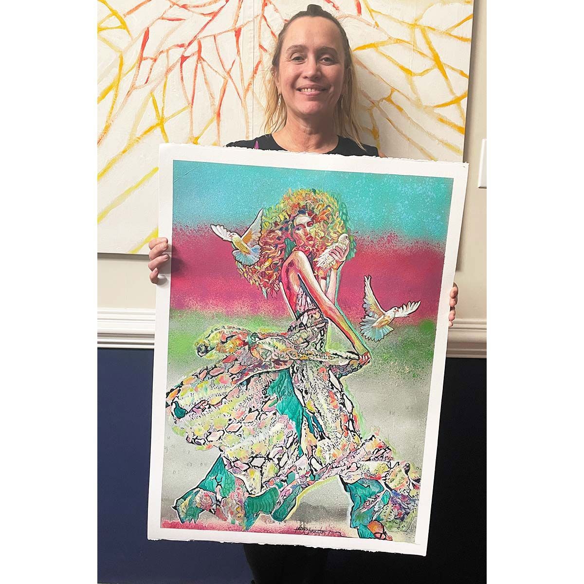 Free as a Bird (Original) - Tanya Johnston Art