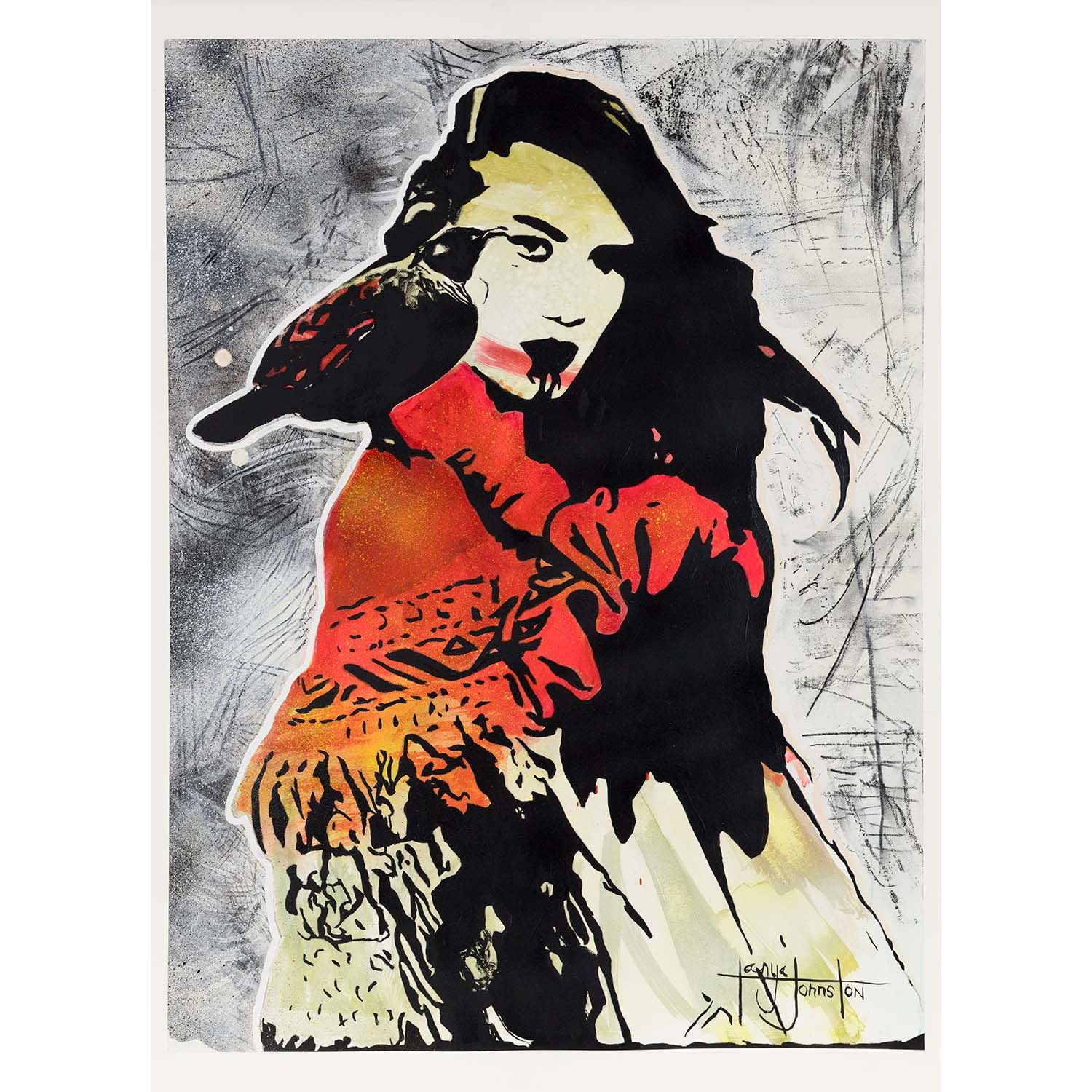 Heart of a Warrior (Original) - Tanya Johnston Art