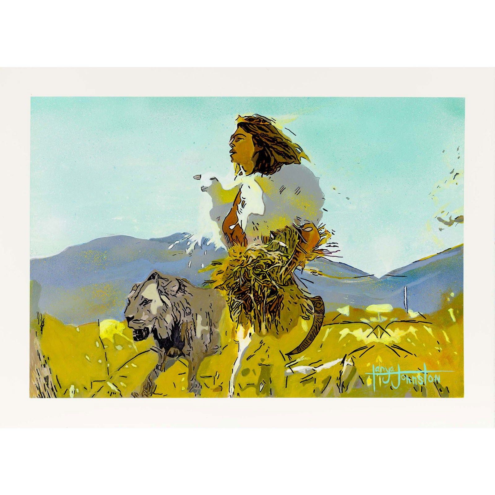 Hunters & Gatherers (Original) - Tanya Johnston Art