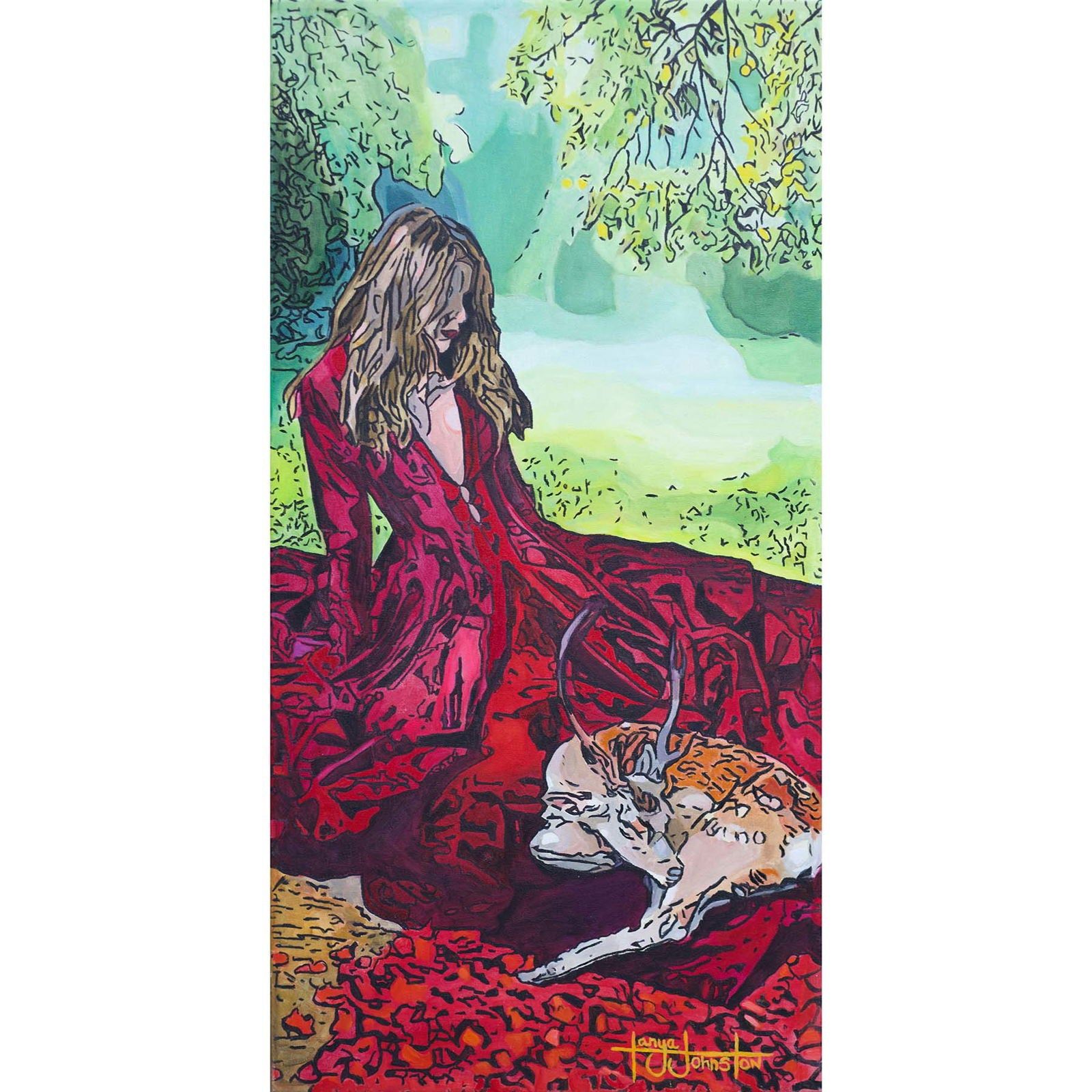 I Was Lost & You Found Me (Original) - Tanya Johnston Art