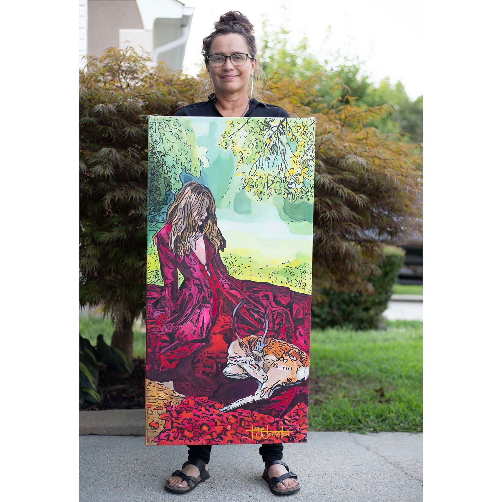I Was Lost & You Found Me (Original) - Tanya Johnston Art