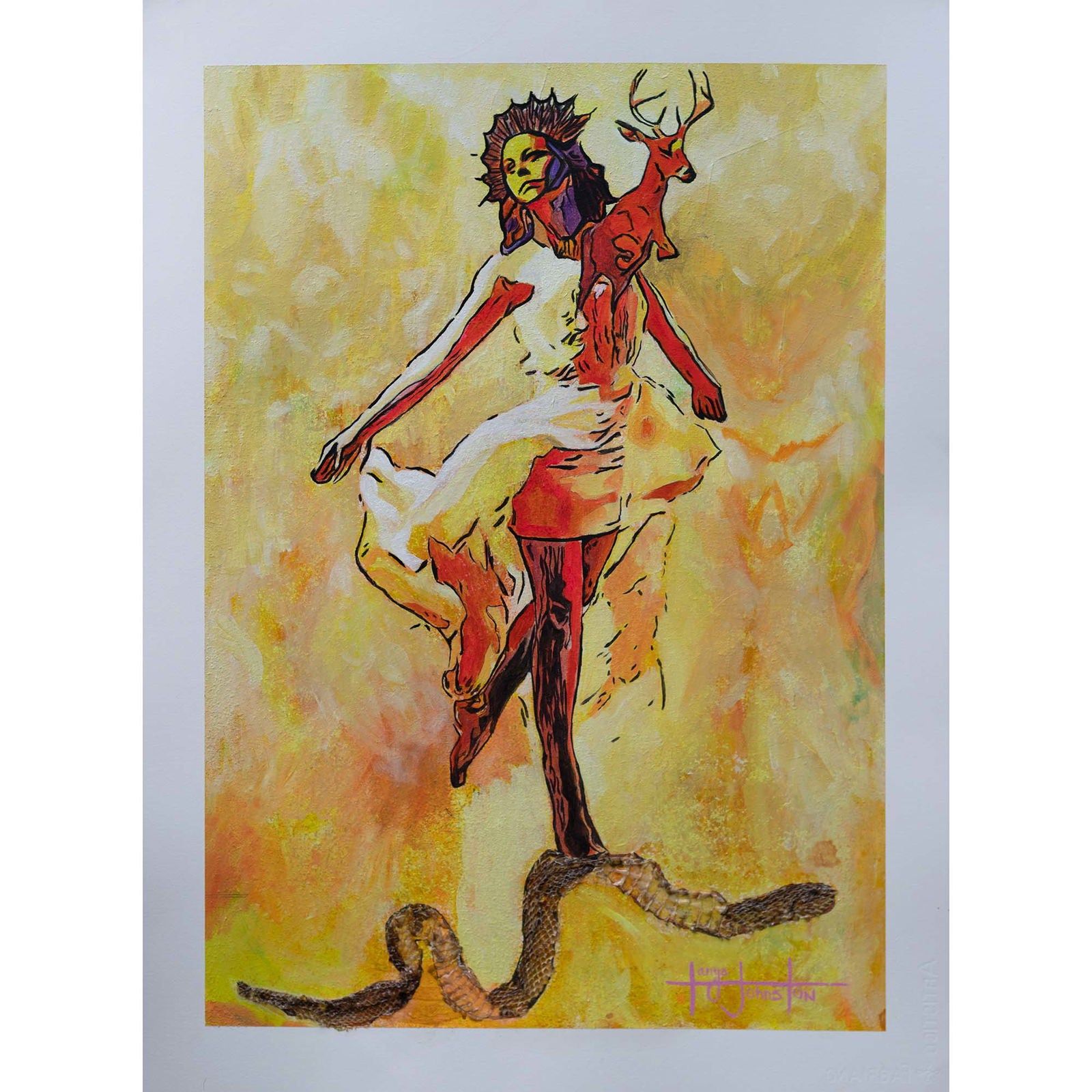 Mother Eve: Legends of the Fall (Original) - Tanya Johnston Art