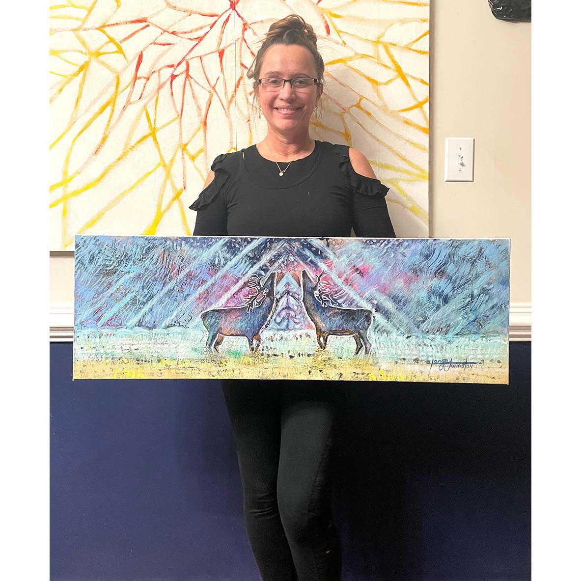 O ye Gates (Original) - Tanya Johnston Art