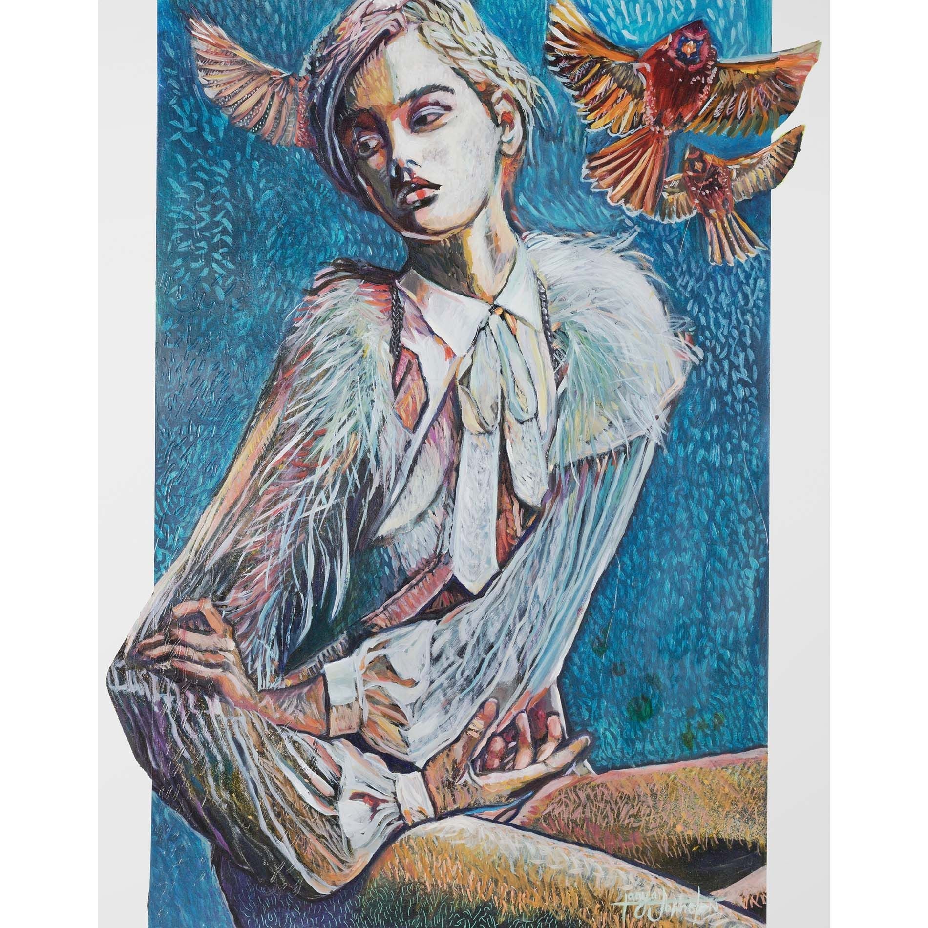 Birds of a Feather (Original) - Tanya Johnston Art
